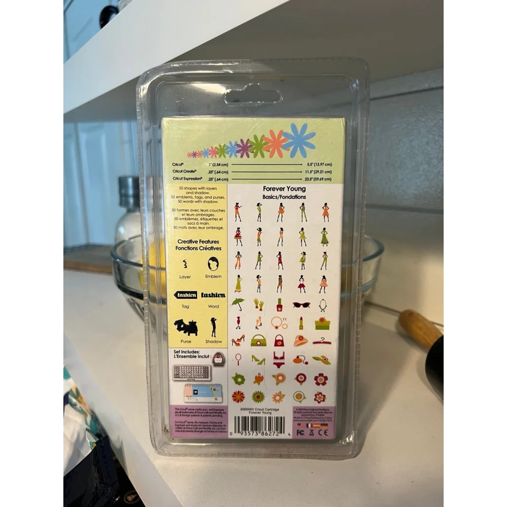 New Cricut Cartridge FOREVER YOUNG Brand New and Sealed